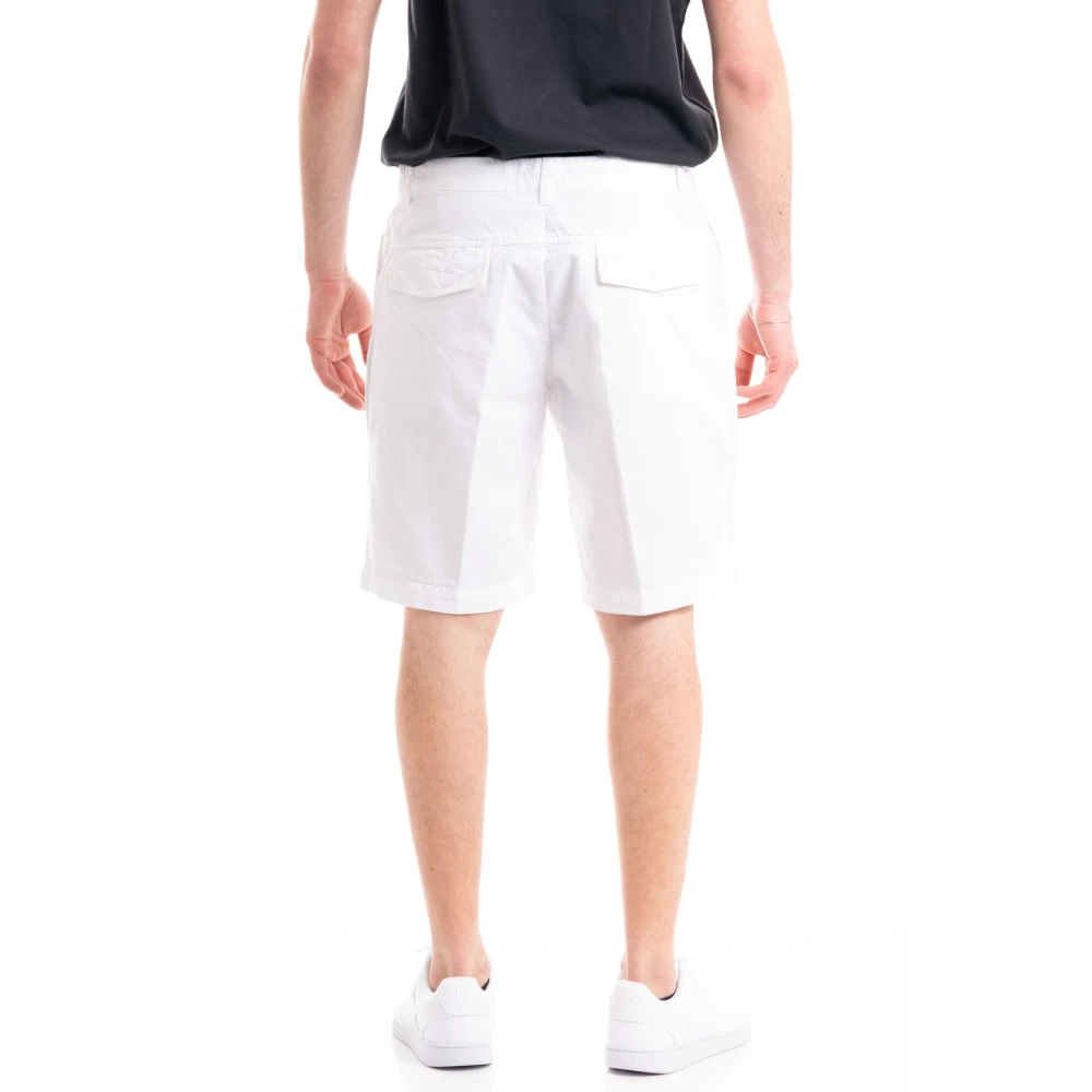 Giorgio Armani Strandkleding Bermuda Shorts White Heren
