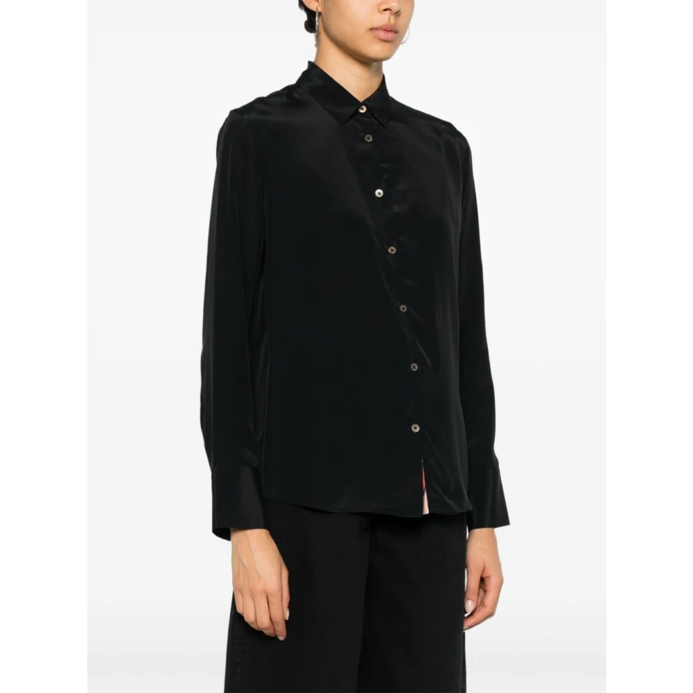 PS By Paul Smith Zwarte Overhemden voor Mannen Black Dames