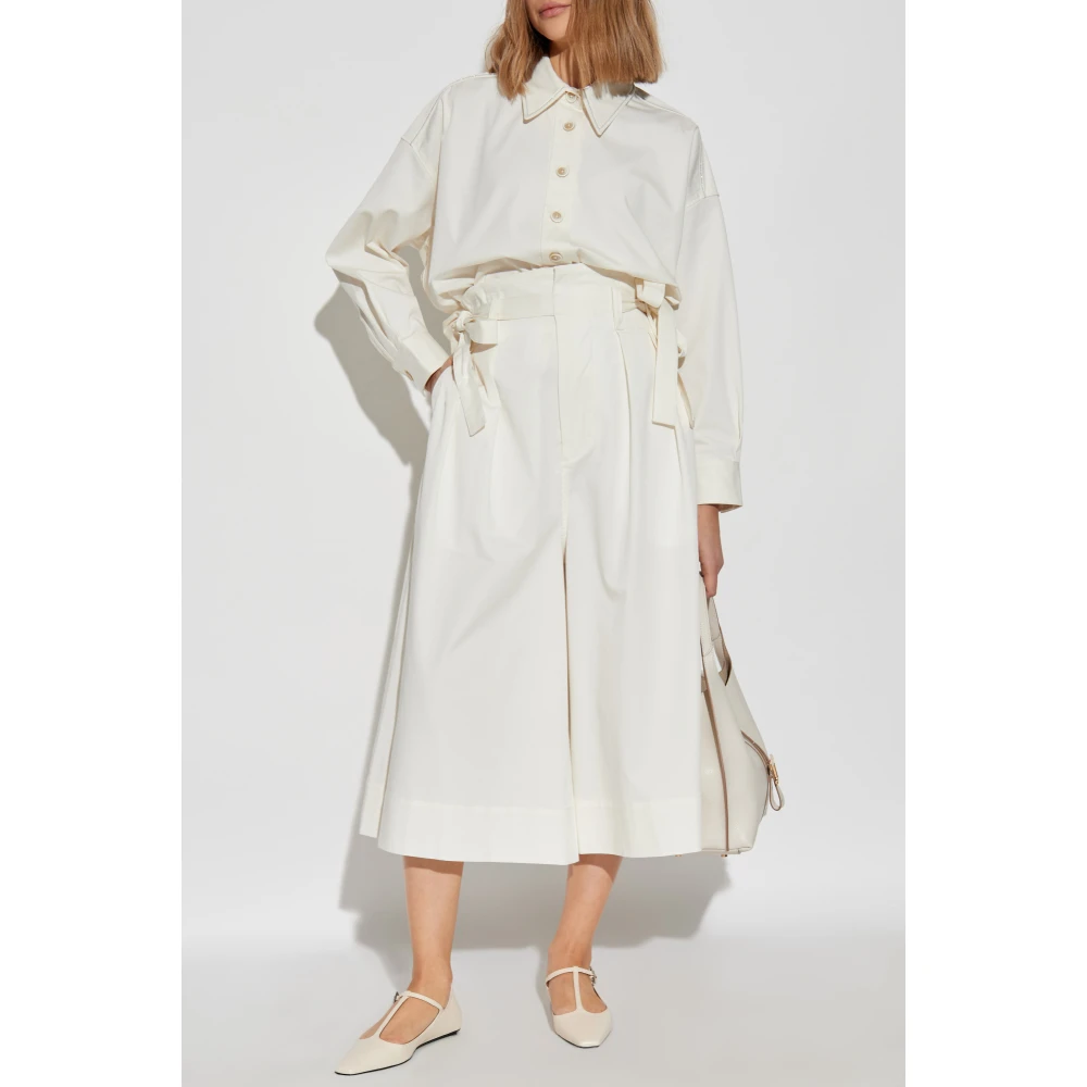 Fabiana Filippi Geplooide broek Beige Dames