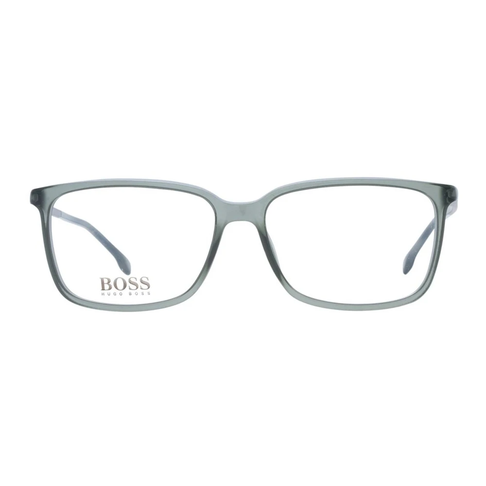 Hugo Boss Groene Vierkante Brilmonturen Acetaat Gray Heren