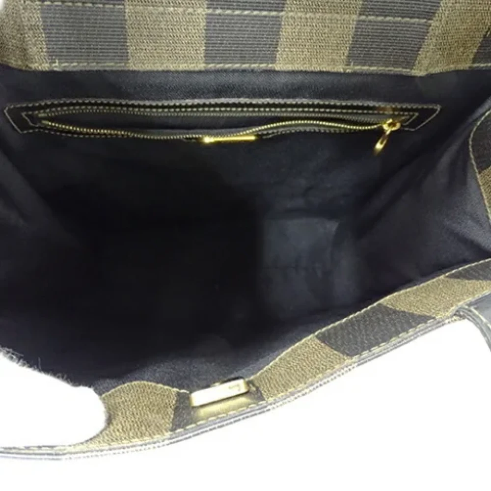 Fendi Vintage Pre-owned Plastic fendi-bags Brown Dames