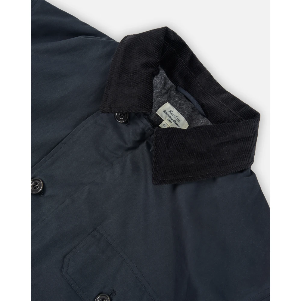 Hartford Blauwe Marinejas met voorzak Blue Heren