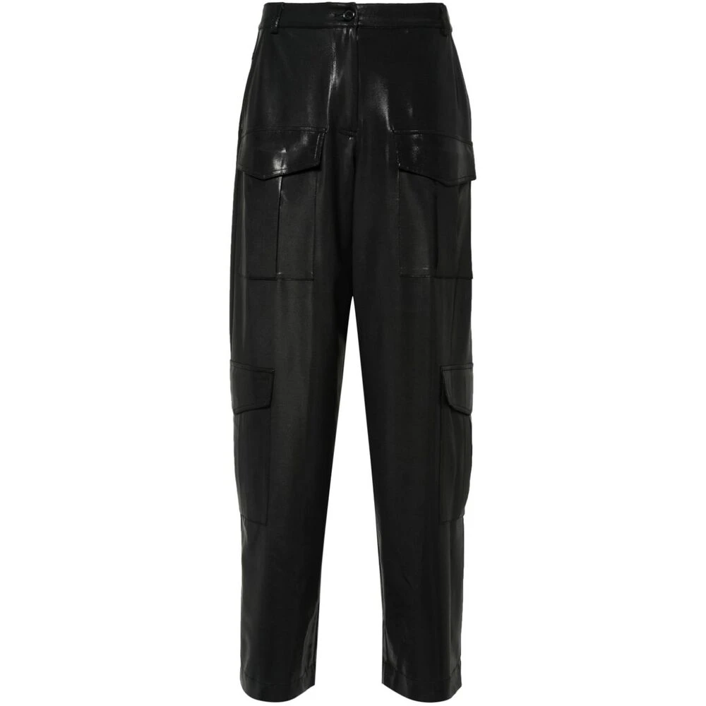 Pinko Tapered Trousers Black Dames