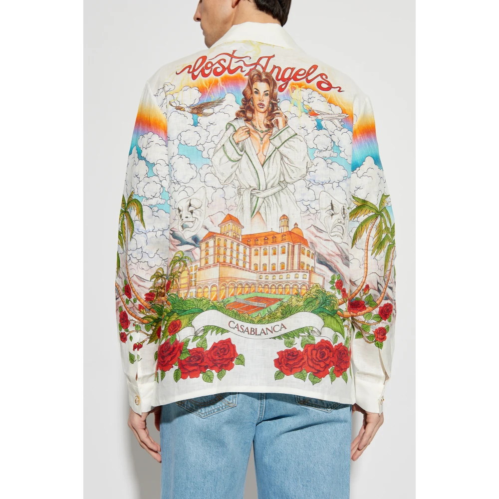 Casablanca Linnen overhemd Multicolor Heren