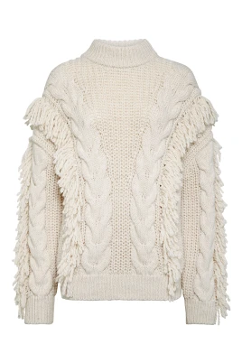 Wool Blend Sweater Oversize Skull