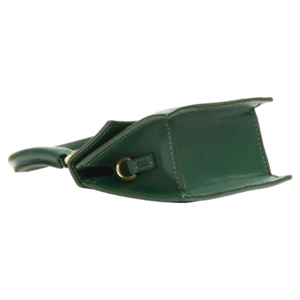 Jacquemus Pre-owned Leather handbags Green Dames