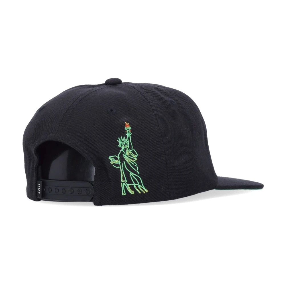 HUF Platte Klep Unity Pet Zwart Black Heren