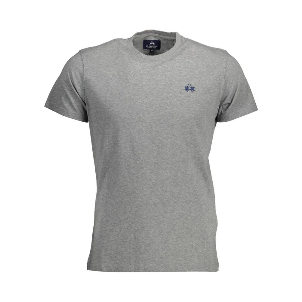 La Martina Men's Gray Classic Crew Neck Tee