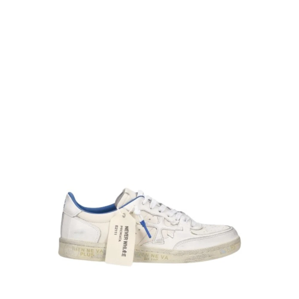 Premiata Clay Dames Leren Sneakers Heren Schoenen Wit