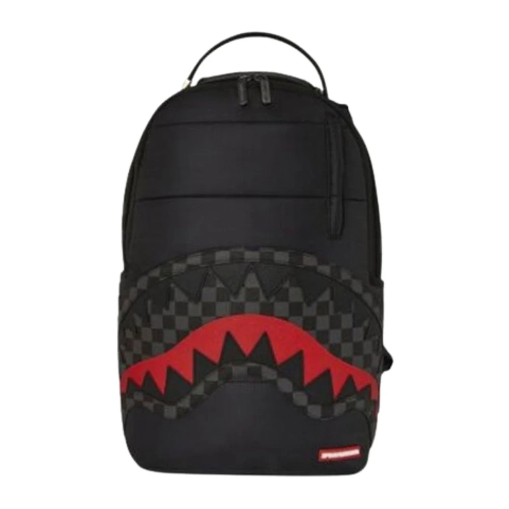 Sprayground Zwarte rugzak met meerdere compartimenten Black Heren