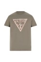 t-shirt-en-coton-vert-col-rond