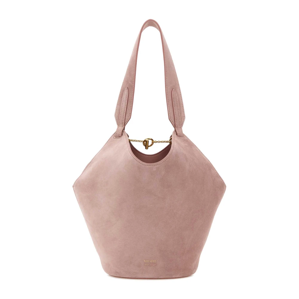 Khaite Women's Pink Shoulder Bags, One Size, Mini Lotus Tote