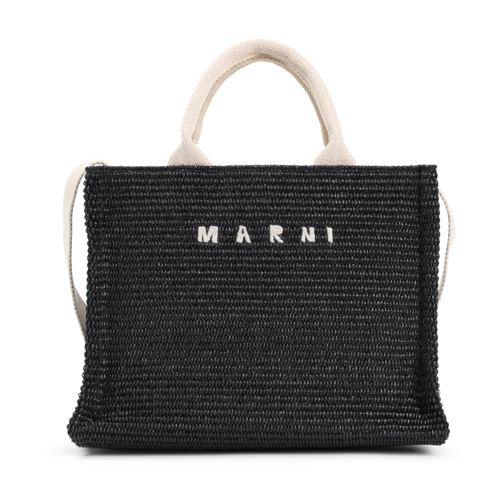 Raffia East-West Tote Bag