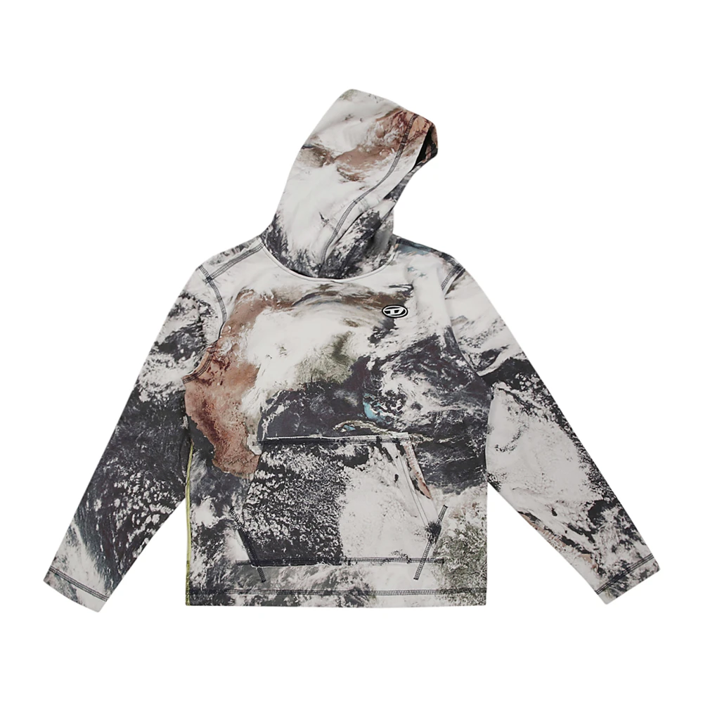 Diesel Barn Felpa Hoodie Multicolor, Pojke