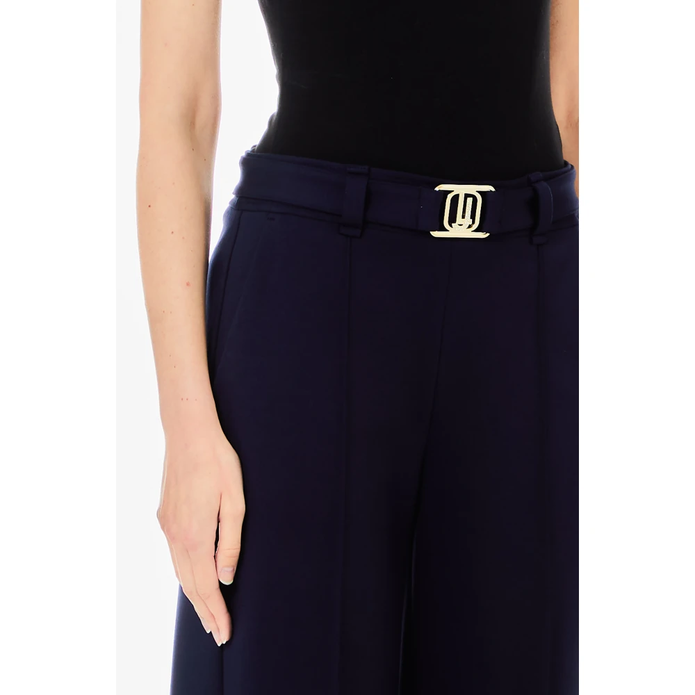 Liu Jo Cropped Broek Blue Dames