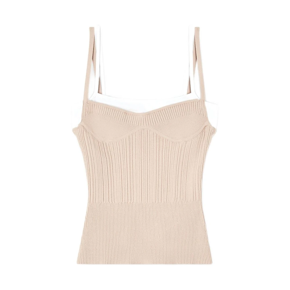 Diesel Vrouw Bruin Tops Dames, M, Sleeveless Top