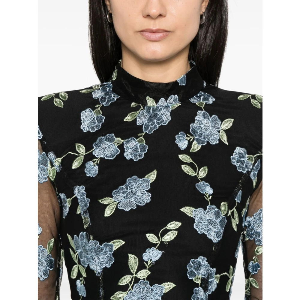 Rotate Birger Christensen Nero Midi Jurk Multicolor Dames