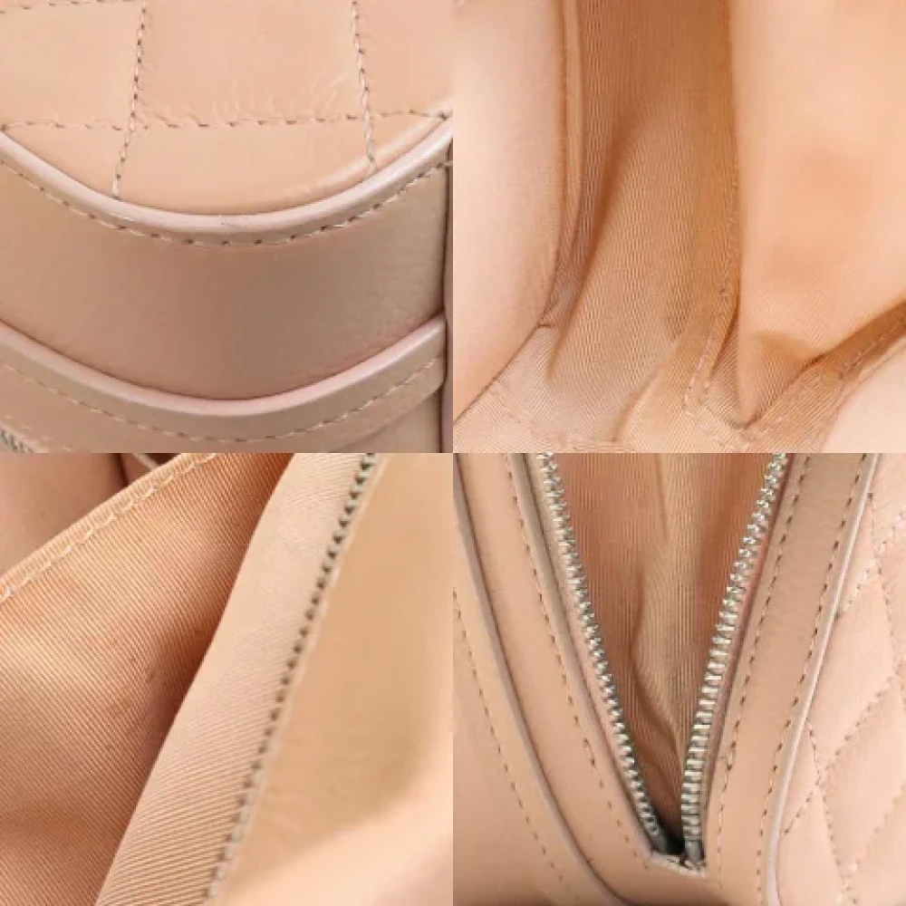 Chanel Vintage Pre-owned Leather chanel-bags Pink Dames