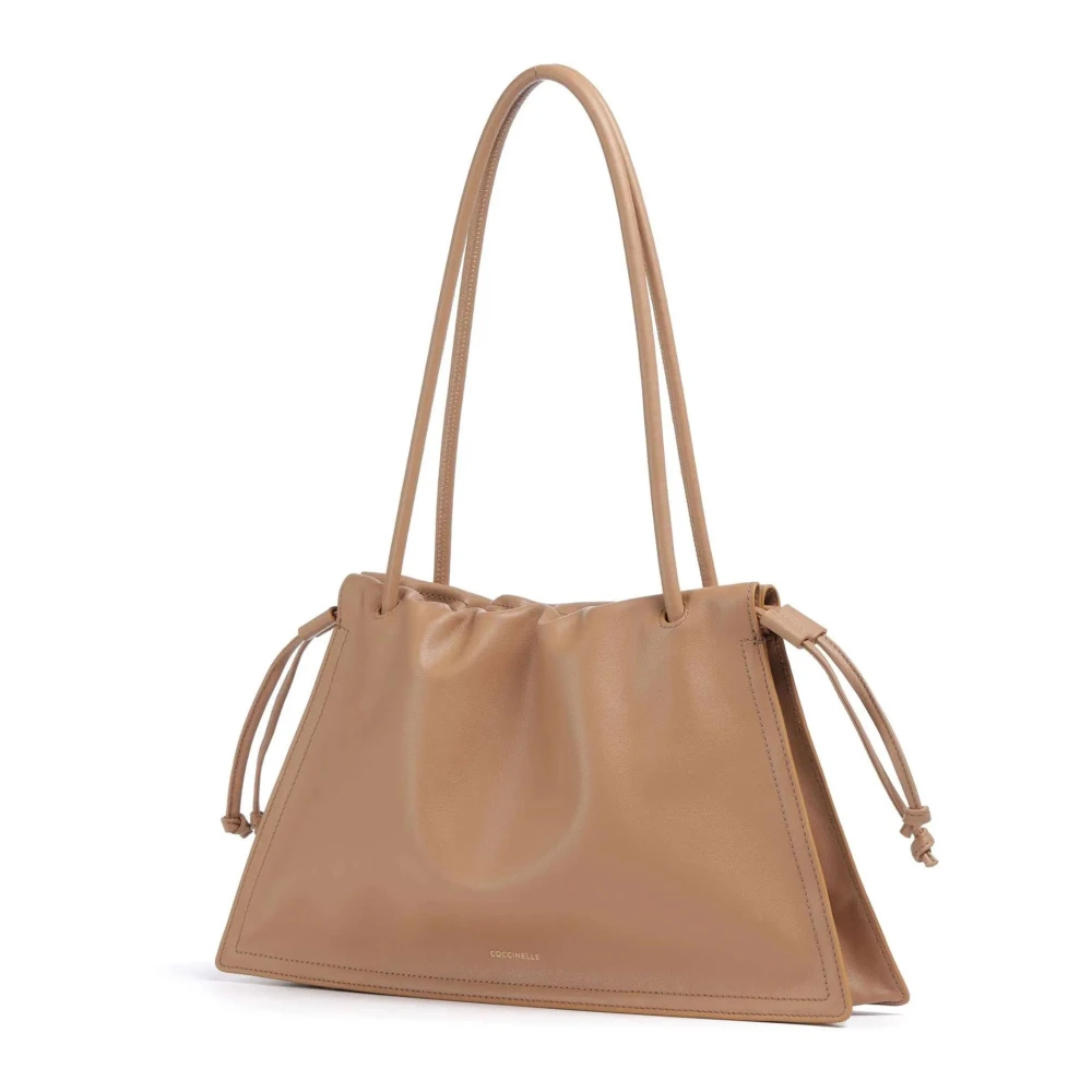Coccinelle Leren handtas met magneetsluiting Brown Dames