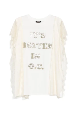 Skjorta Panna Logo Paillettes