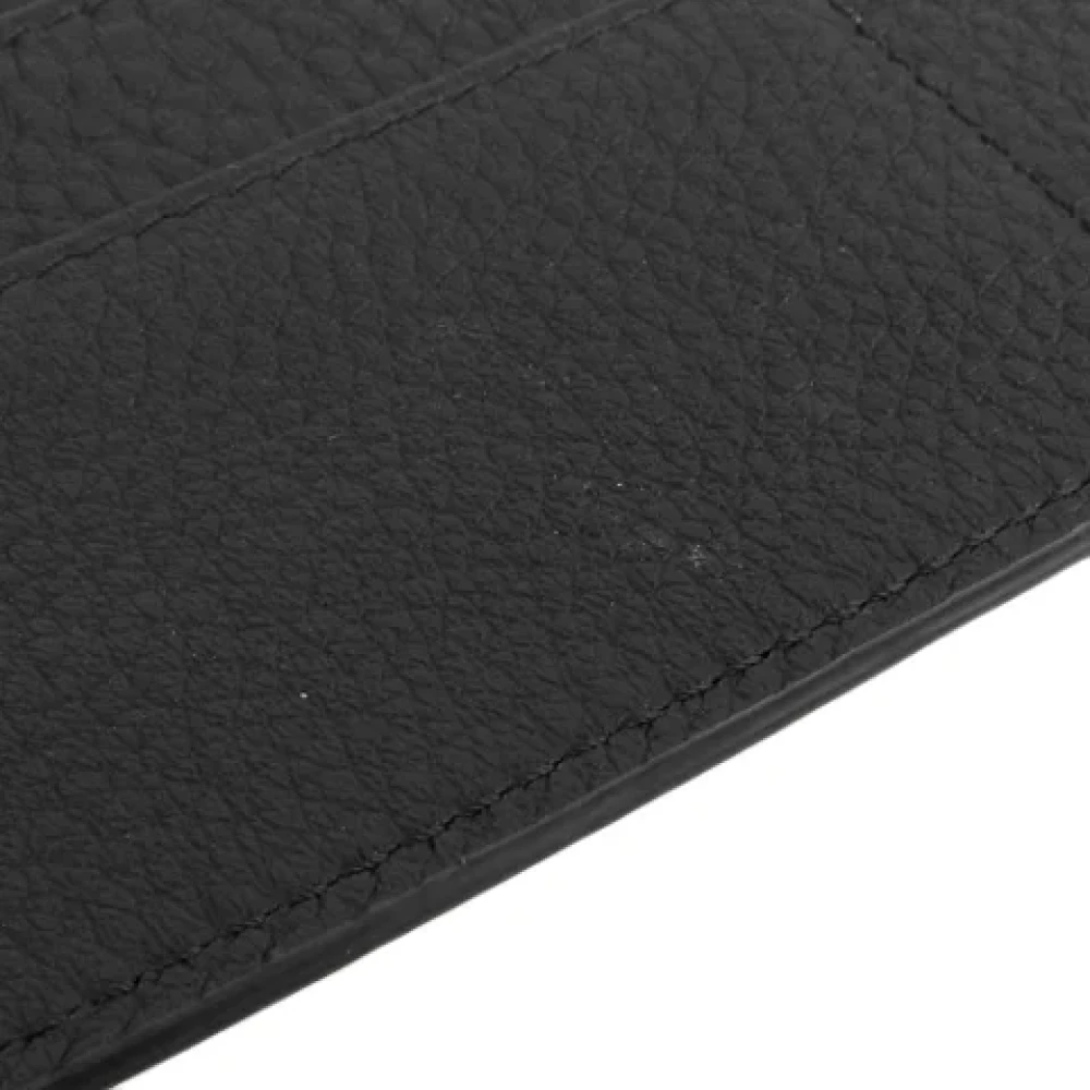 Fendi Vintage Pre-owned Leather wallets Black Dames