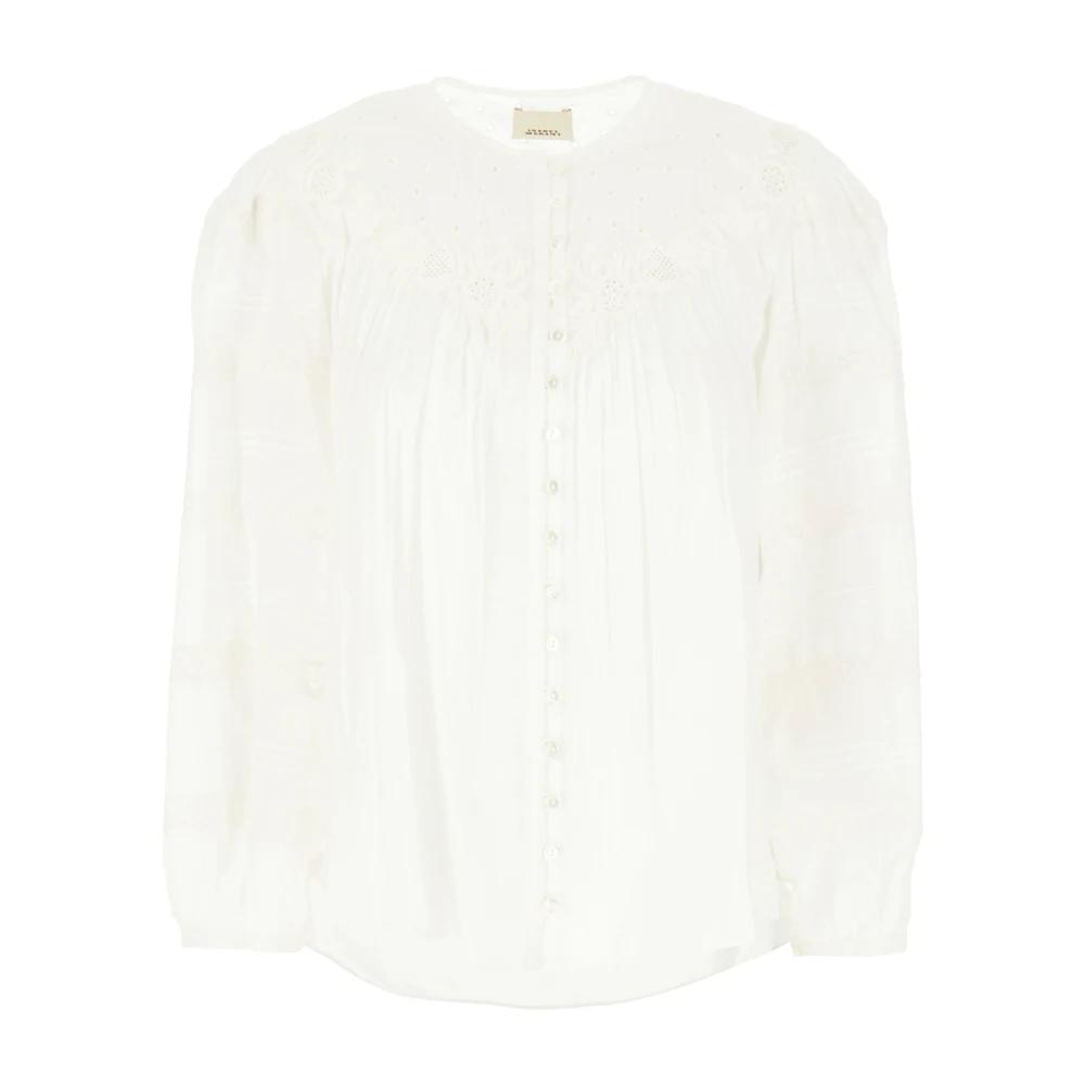 Isabel marant Witte shirts met 5 0 cm rand en 55 0 cm omtrek White Dames