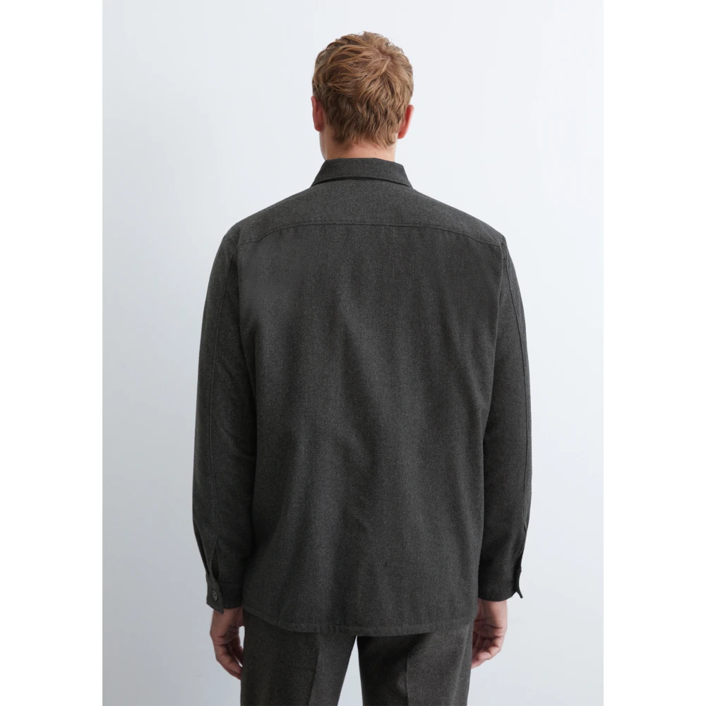 Marc O'Polo Overshirt Black Heren