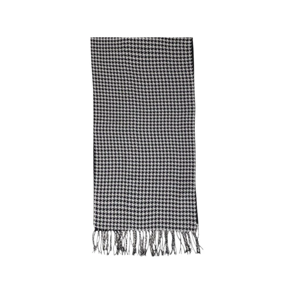 Antony Morato Men's Gray Winter Scarves, One Size, Jaquadr Double Face Scarf