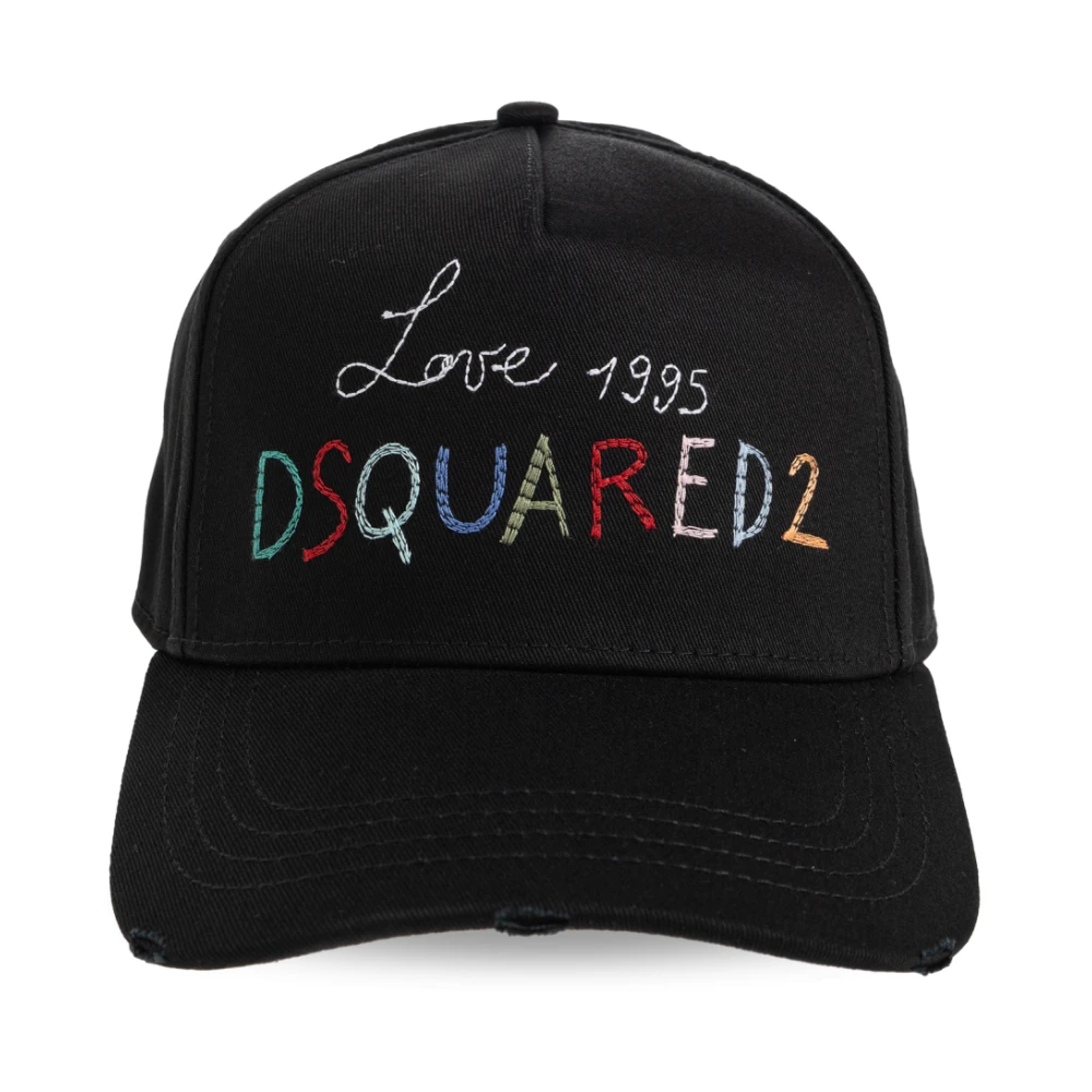 Dsquared2 Mannelijk Zwart Accessoires Heren, One Size, Caps