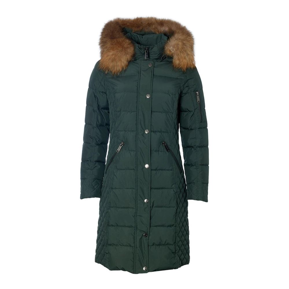 Danwear Stijlvolle Groene Winterjas Green Dames