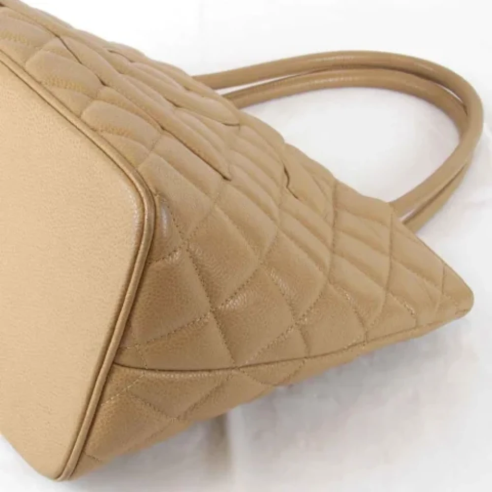 Chanel Vintage Pre-owned Leather totes Brown Dames