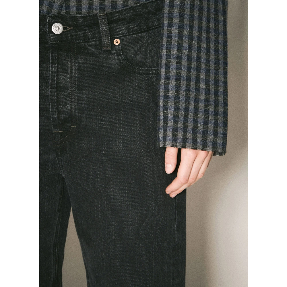 Our Legacy Twill Weave Treble Cut Jeans Black Dames