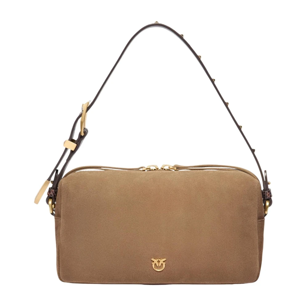 Pinko , Shoulder Bags, Female, Brown, One Size, Bauletto Trittico - Image 2