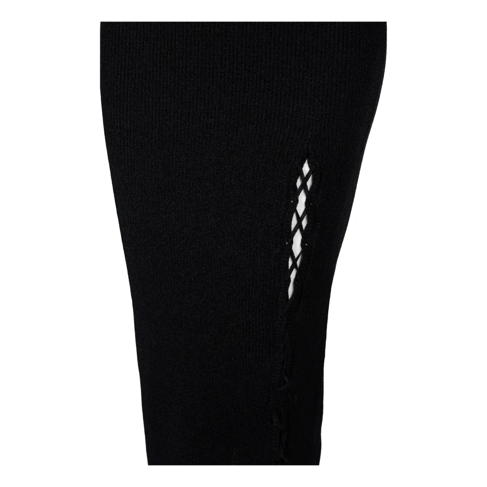 pinko Elegante kokerrok met korsetdetail Black Dames