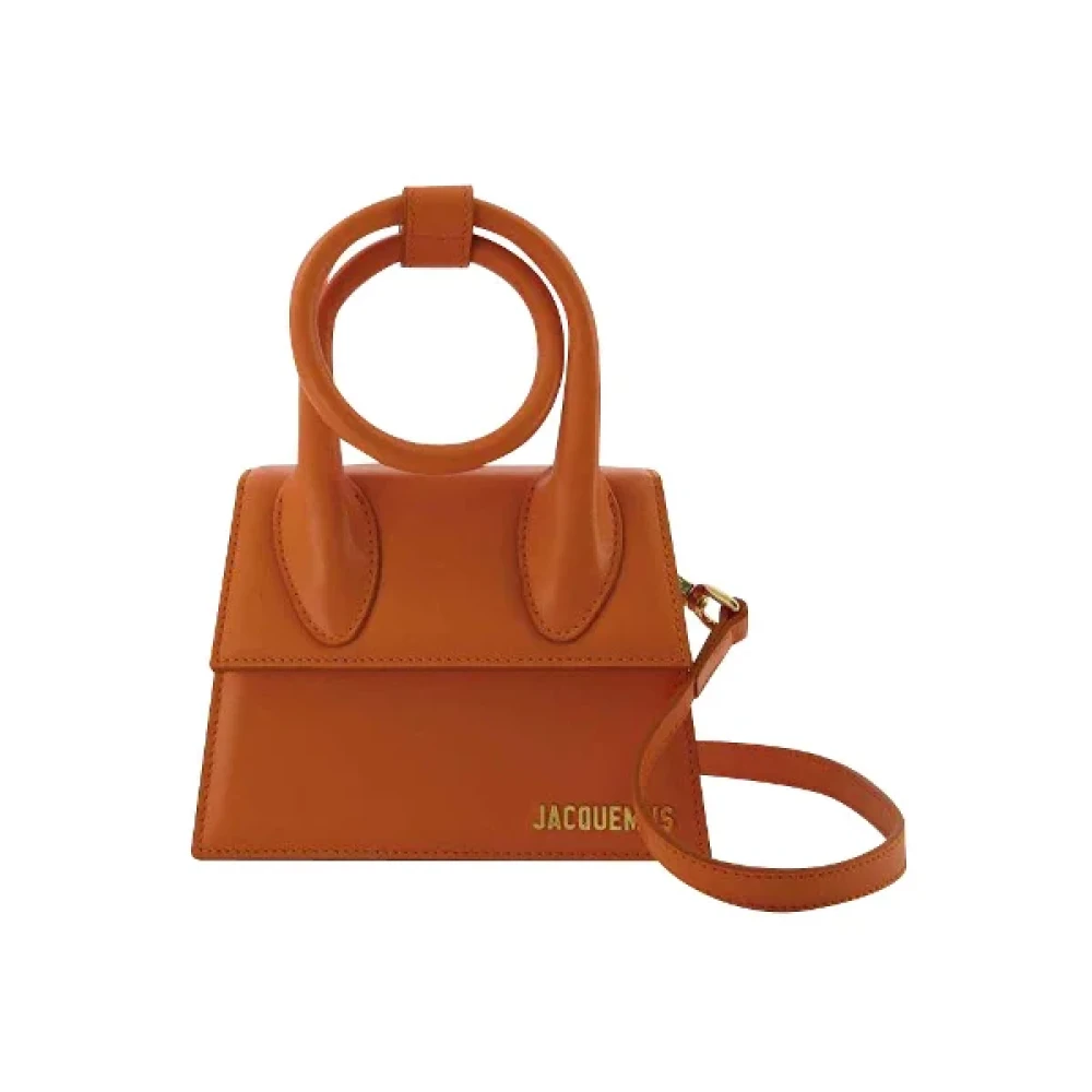 Jacquemus Pre-owned Leather handbags Orange Dames