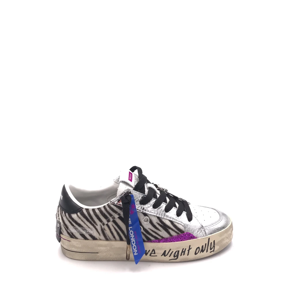 Crime London Multicolor Sneakers, Female, 4 Uk, Sk8 Deluxe