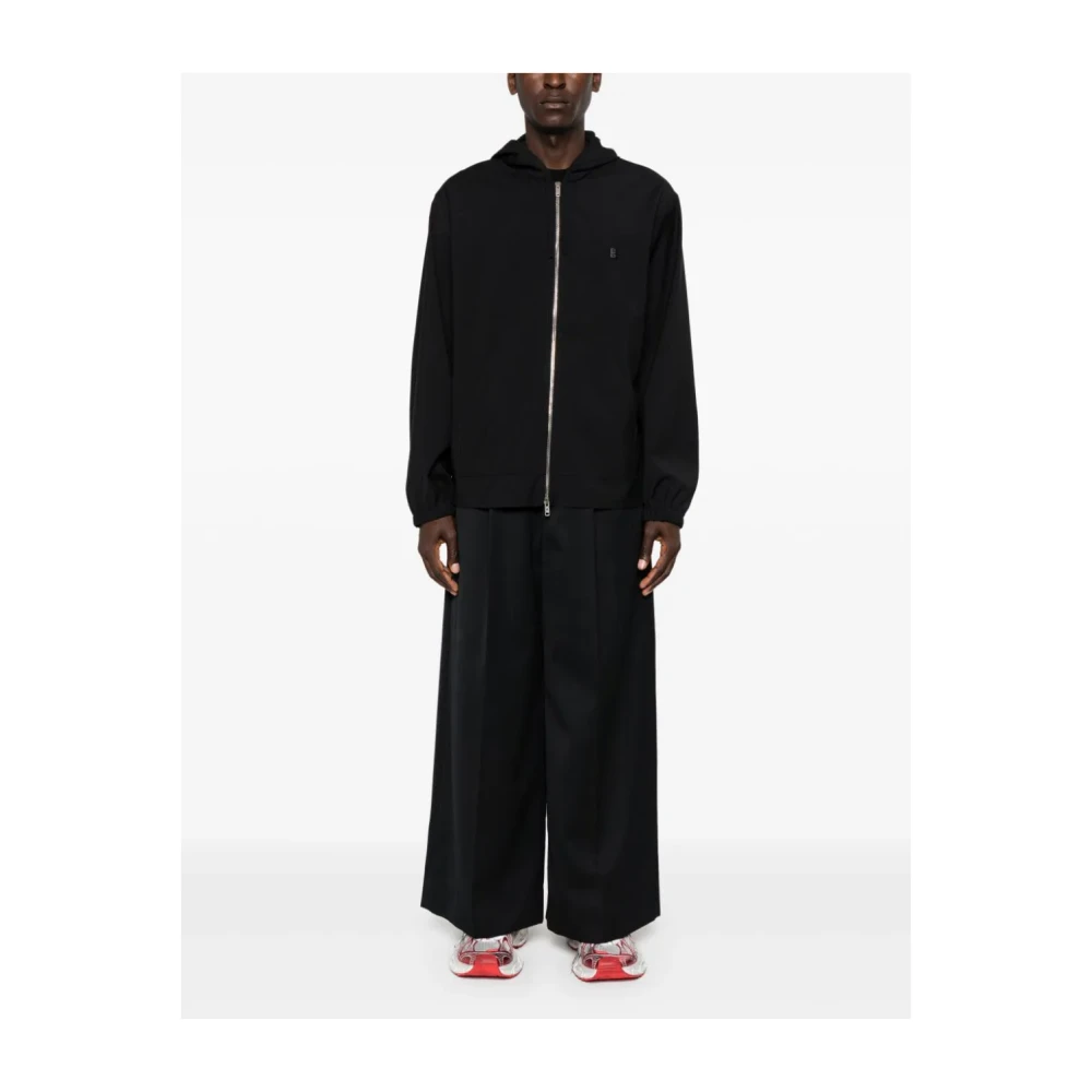 Givenchy Hooded Jacket 4G Metal Black Heren