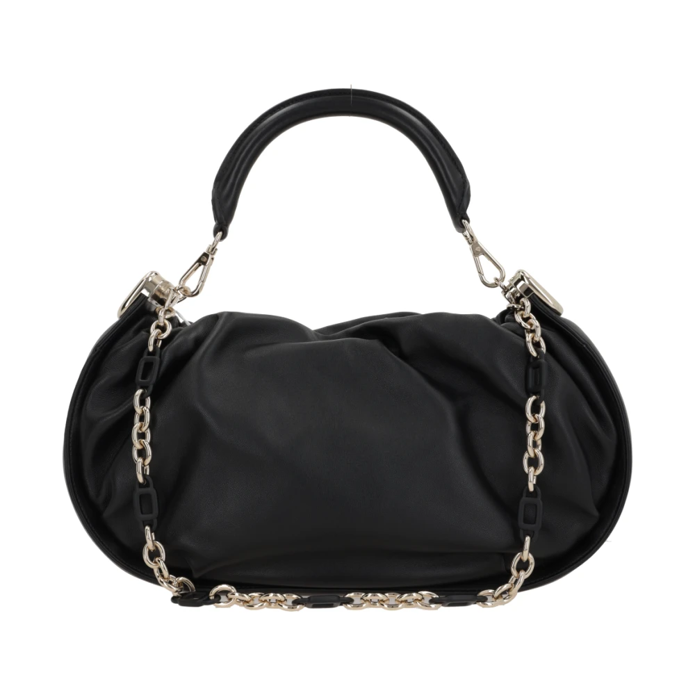 Roger Vivier Zwarte Hobo Tas met Gouden Hardware Black Dames