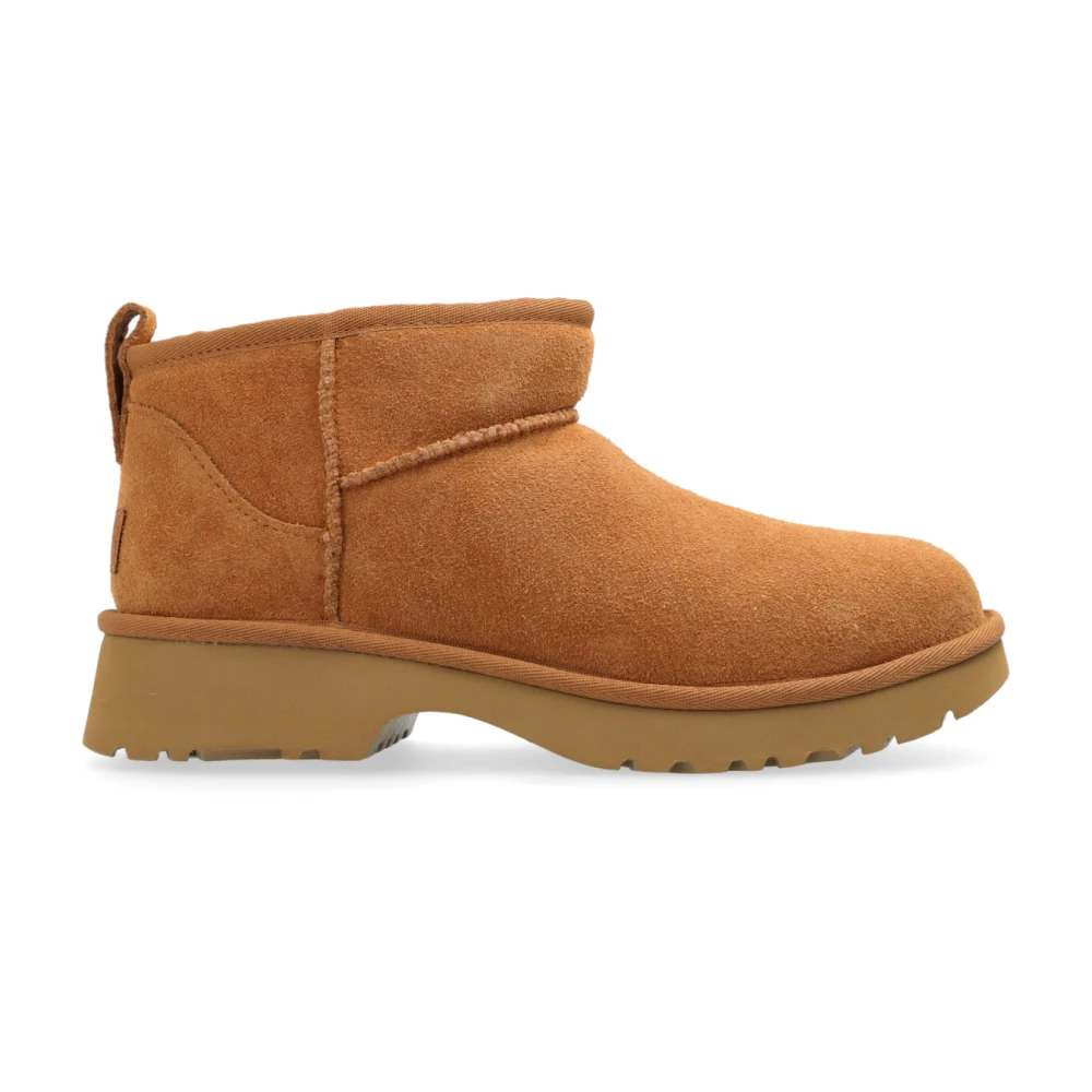 UGG Snö stövlar Barn Klassisk Ultra Mini Nya Höjder Beige, Unisex