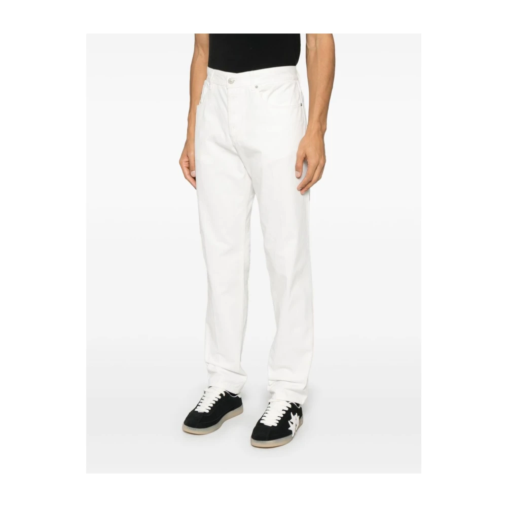 Diesel Crème Broek Modern Elegant Statement White Heren