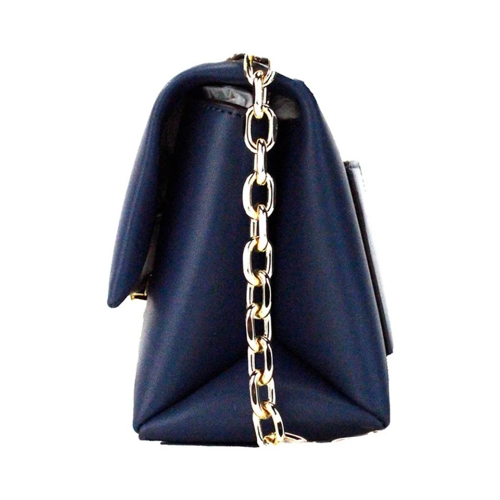 Michael Kors Vegan Convertible Crossbody Tas Blue Dames