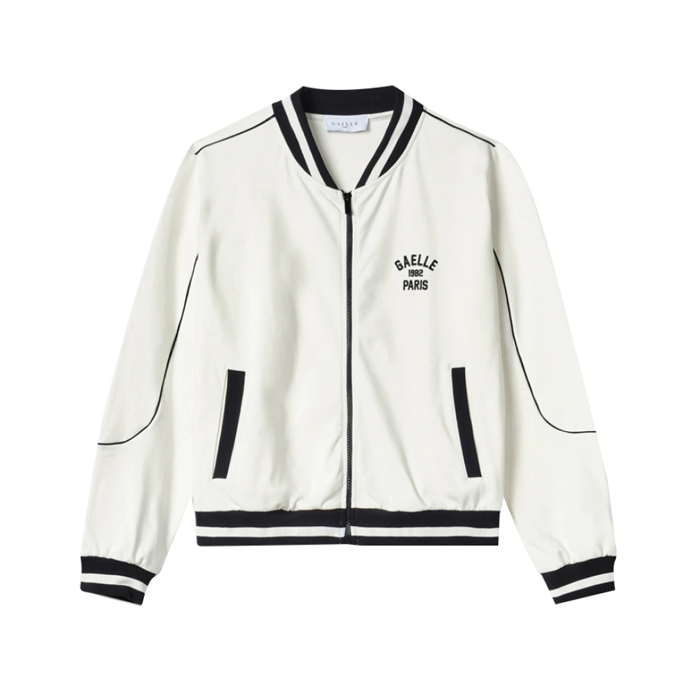 Gaëlle Paris Witte Jas Elegant en veelzijdig White Dames