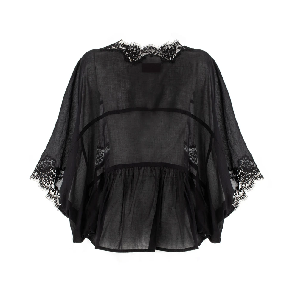 Ermanno Scervino Shirts Black Dames