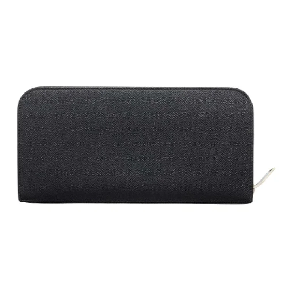 Saint Laurent Vintage Pre-owned Leather wallets Black Dames