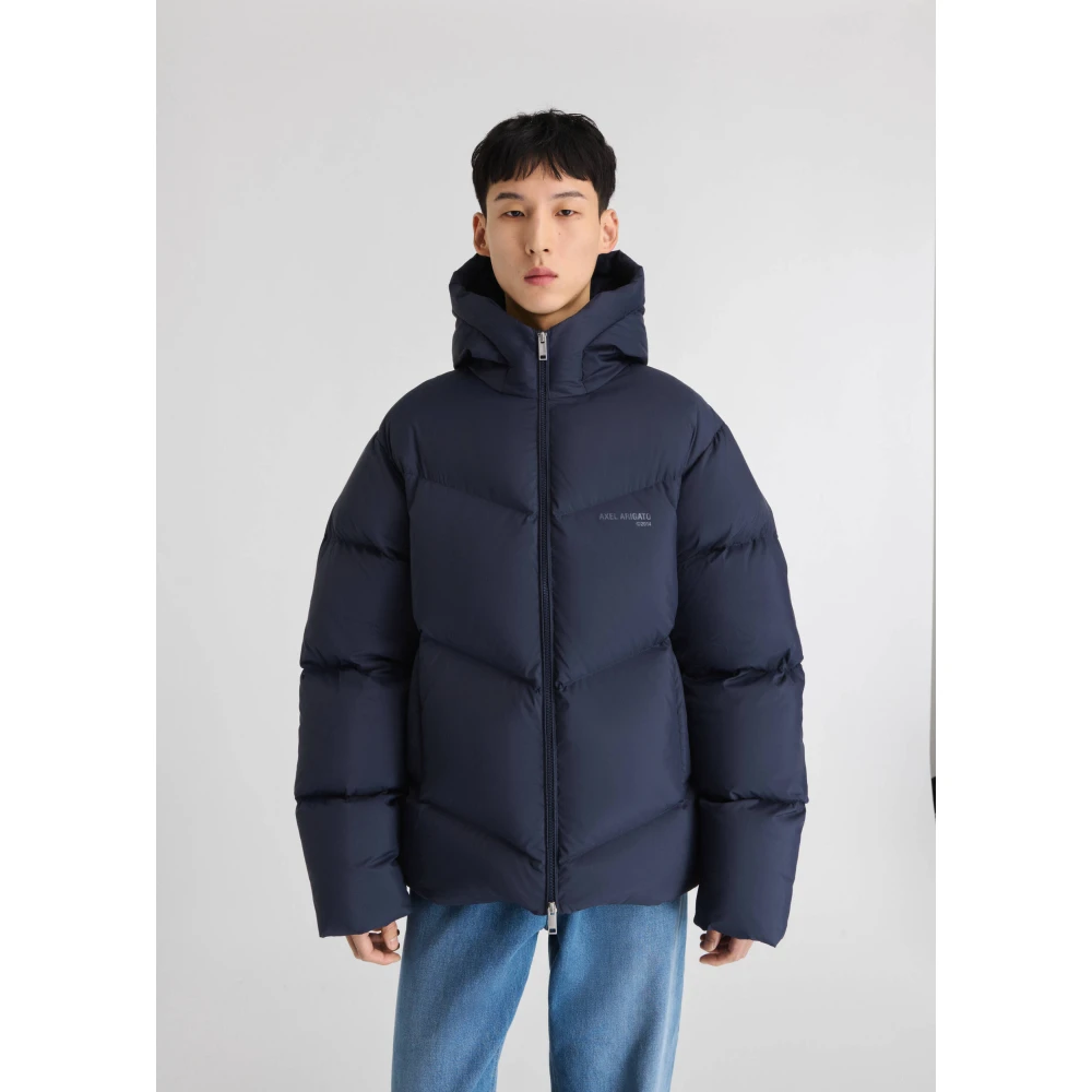 Axel Arigato Top Puffer Jacket Blue Heren