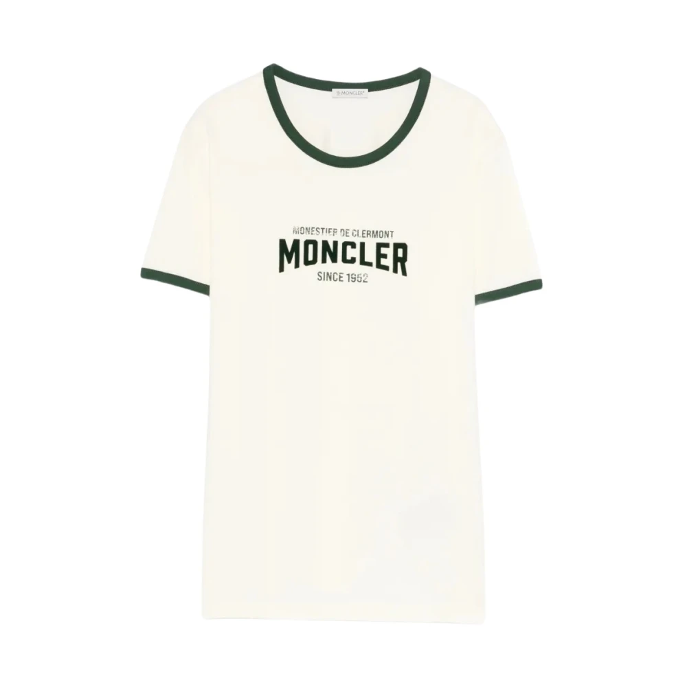 Moncler Women's White Ss T-Shirt - T-Shirts - S - Tops