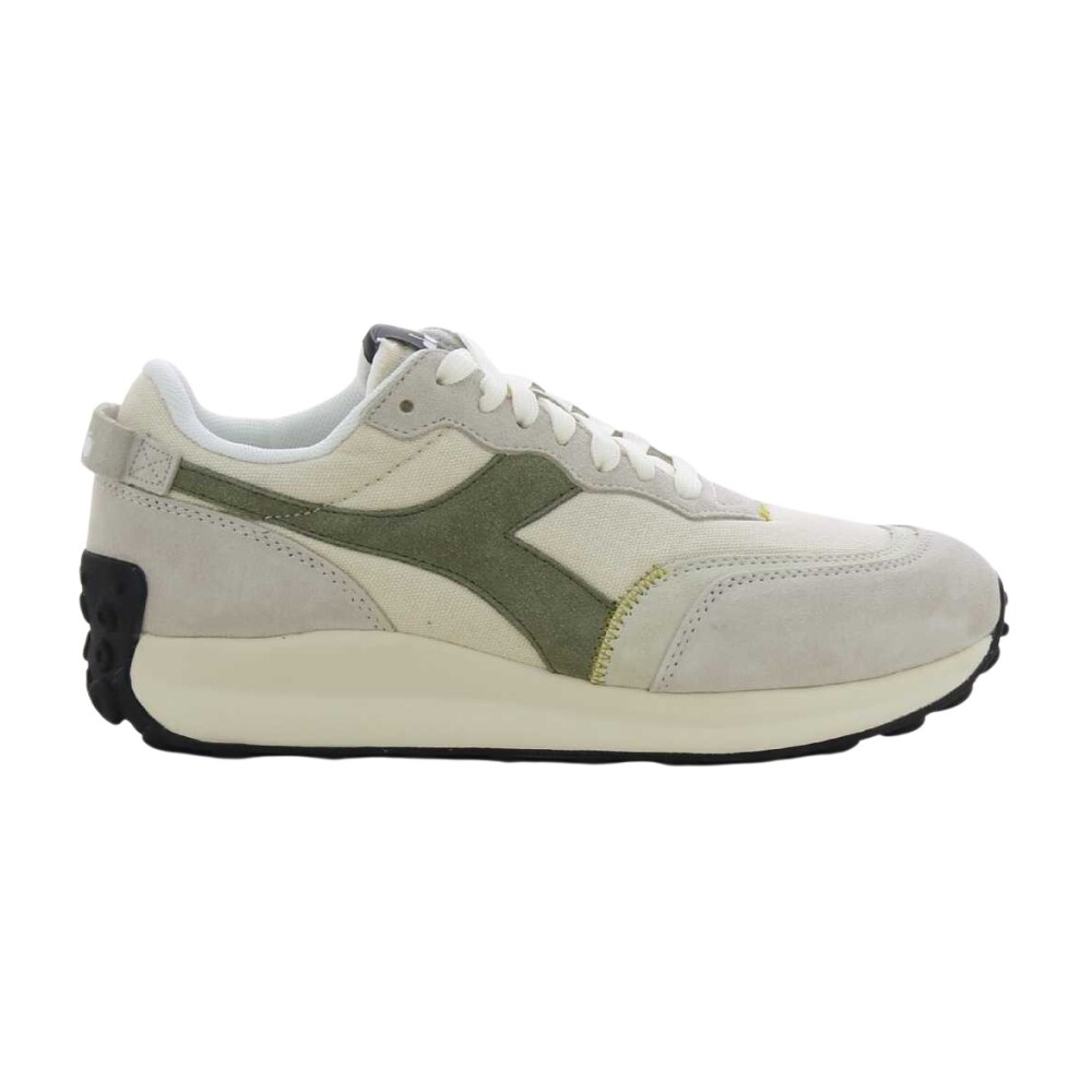 Heren Schoenen Khaki Race Suede Diadora Sneakers Miinto.be