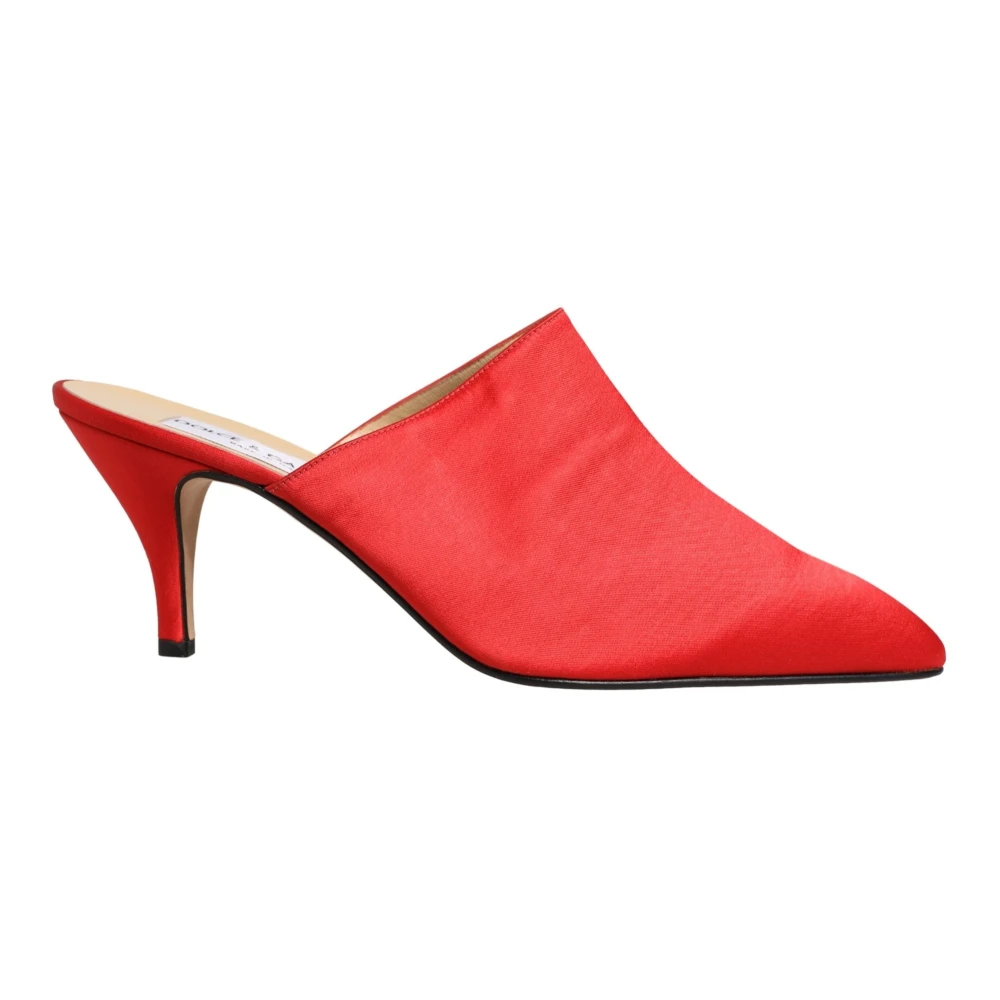Dolce & Gabbana Women's Red Heeled Mules, 7 Uk, Heeled Mule