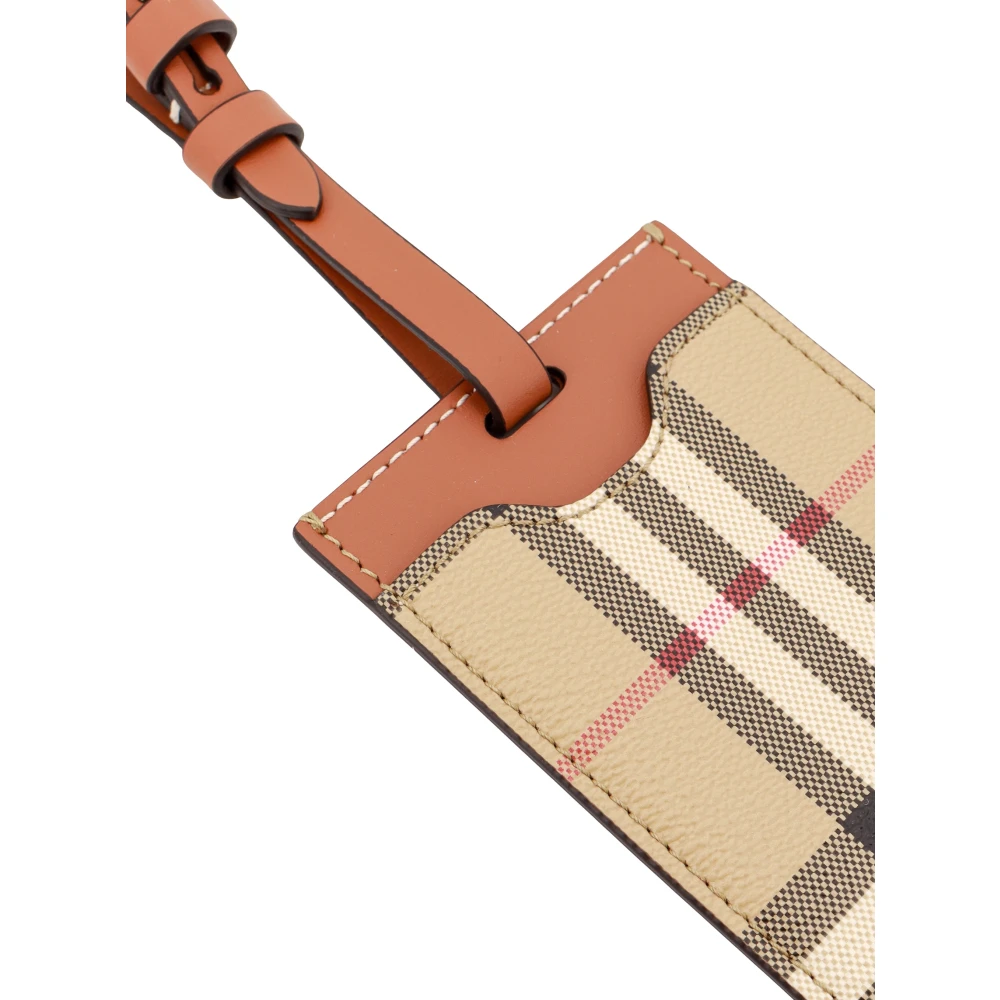Burberry Canvas Bagagelabel Beige Dames