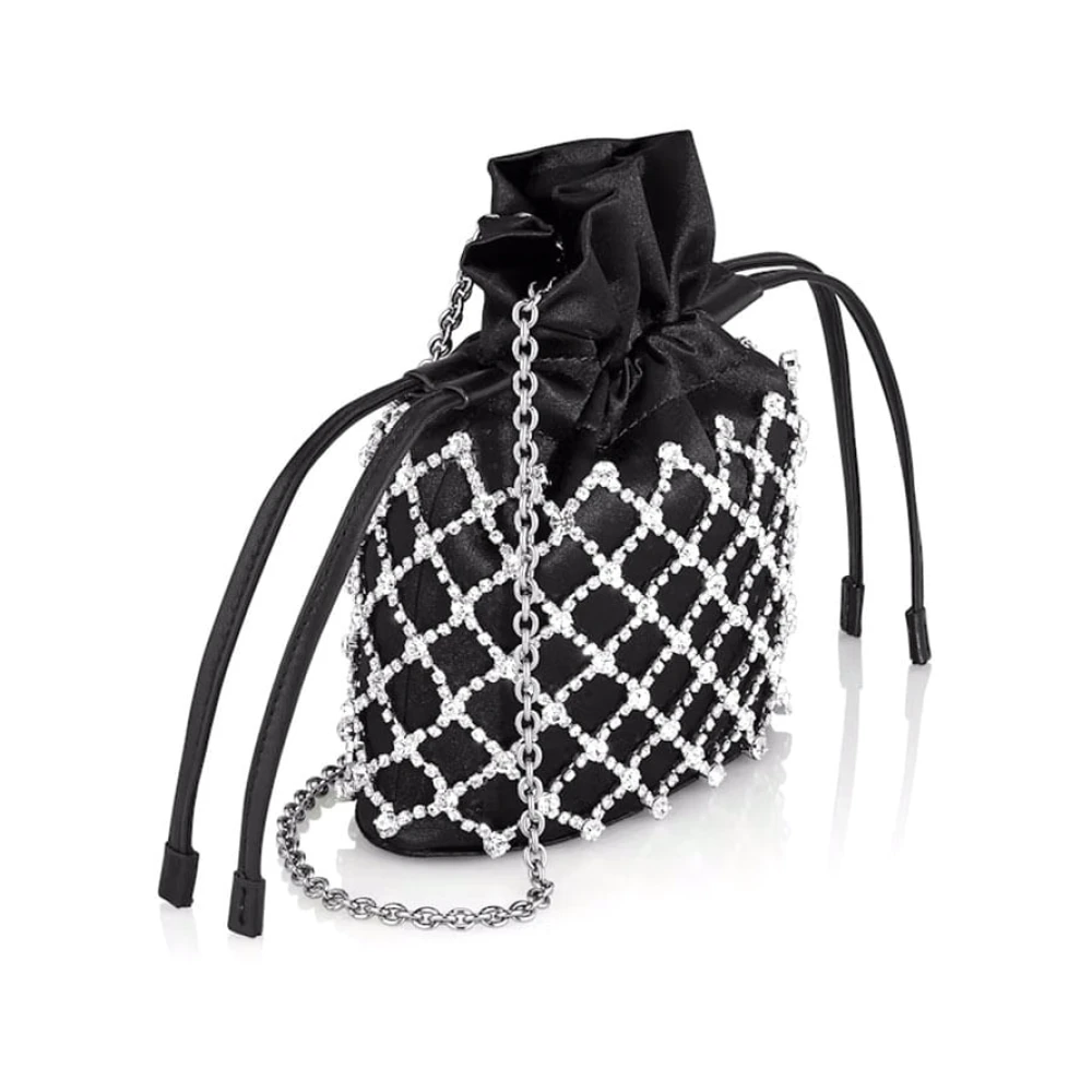 Aquazzura Zwarte Clutch Tas Black Dames